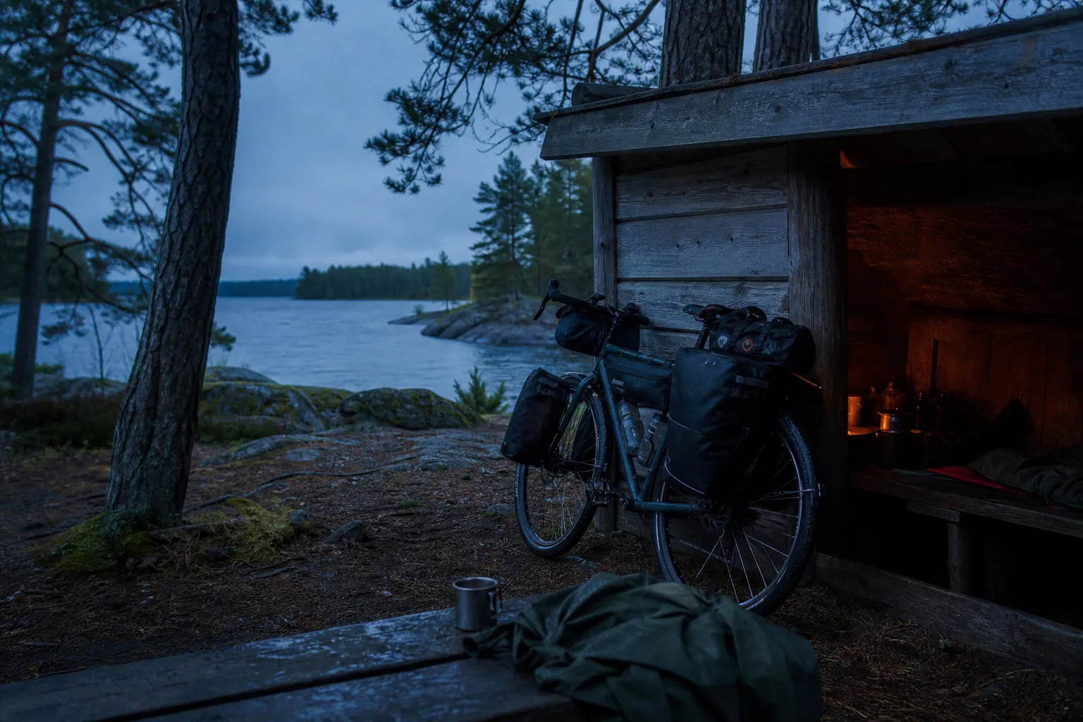 Étape à Åsnen